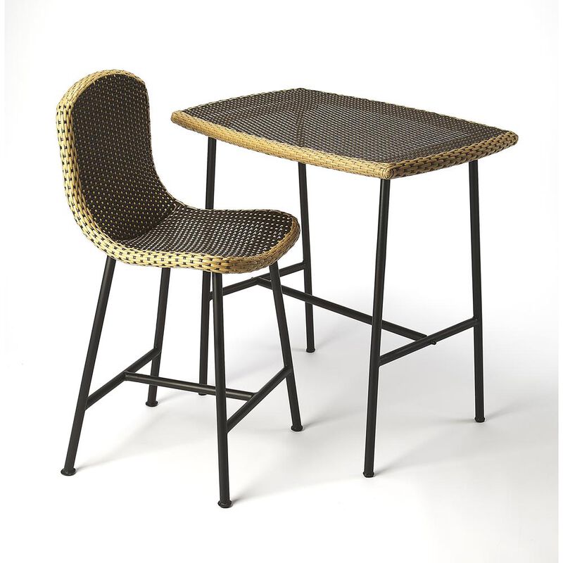 Butler Specialty Freeport Rattan & Iron 36.5"W Pub Table, Multi image number 3