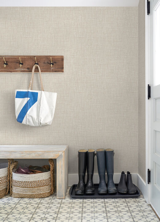 Lanister Taupe Texture Wallpaper (Set of 2)