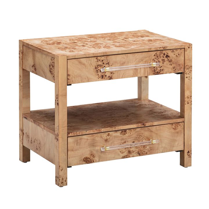 Brandyss Burl Nightstand