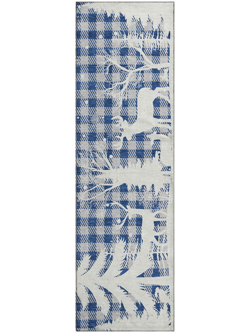 Merry & Bright MY23 Blue 2'3" x 7'6" Rug image number 0