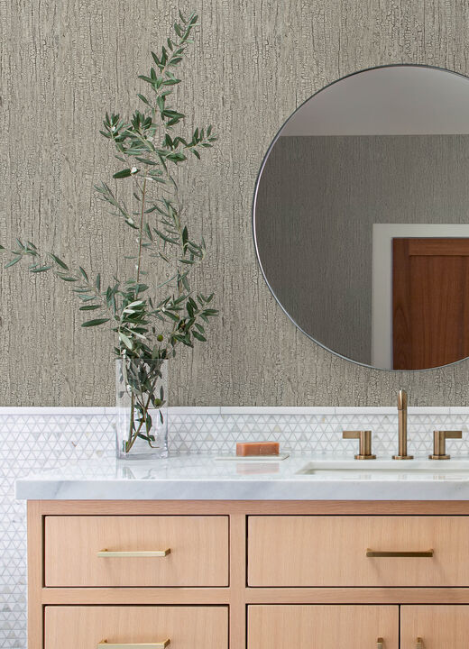 Ironbark Light Brown Textured Wallpaper