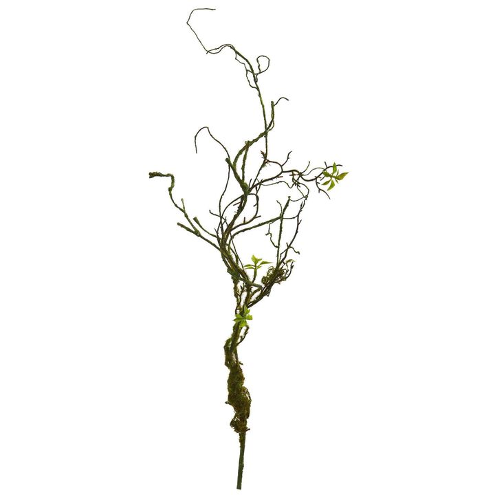 Nearly Natural 24-in Moss Twig Vine Artificial Plant (Set of 6)