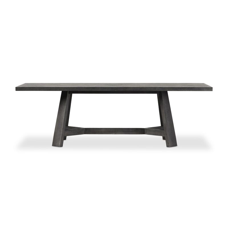 Munich 96" Ebony Oak Dining Table