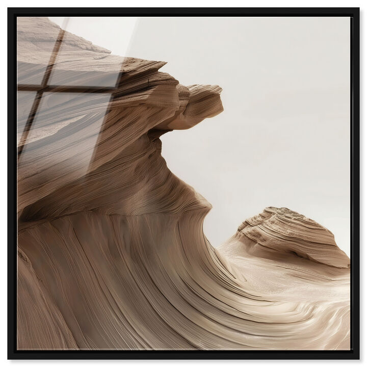 Stoic Sandstone II Abstract Canvas Print by Oliver Gal