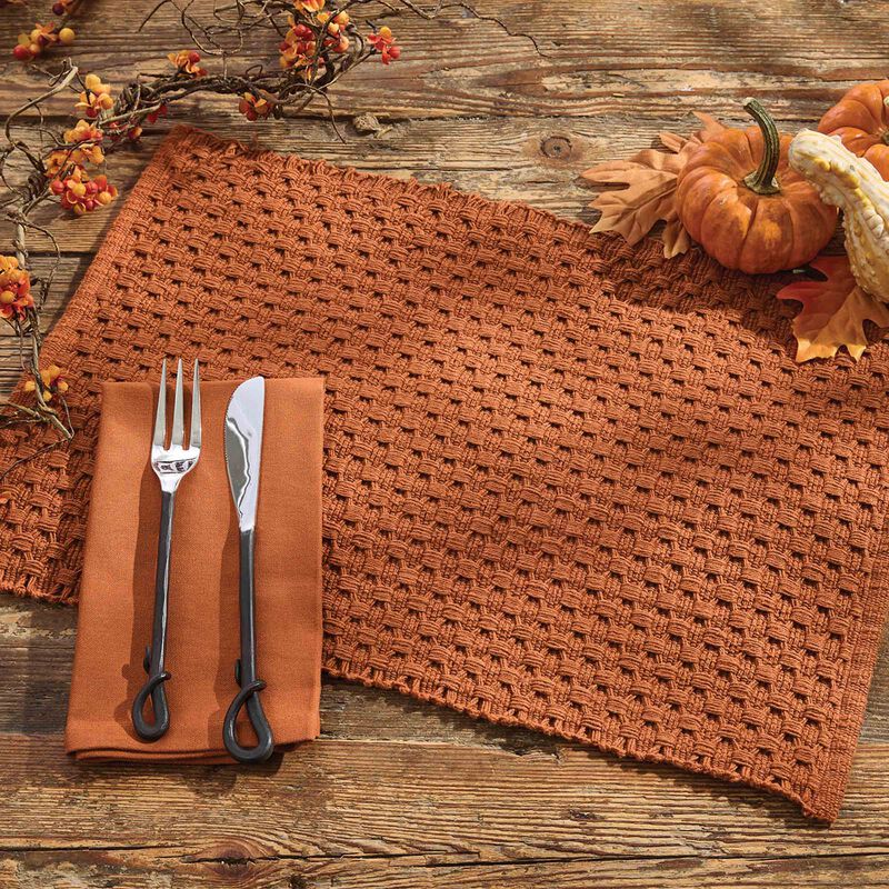 Park Designs Chadwick Terracotta Napkin Set of 4 image number 3