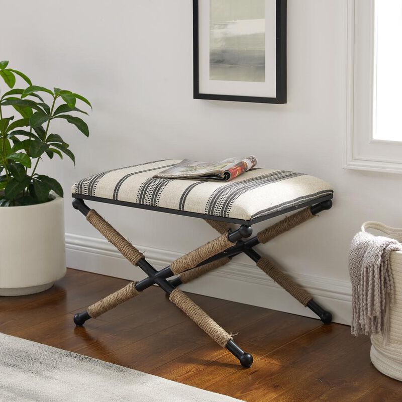 Linon Logue Campaign Ottoman image number 1