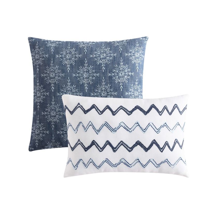 Textured Color Block 5 pc King