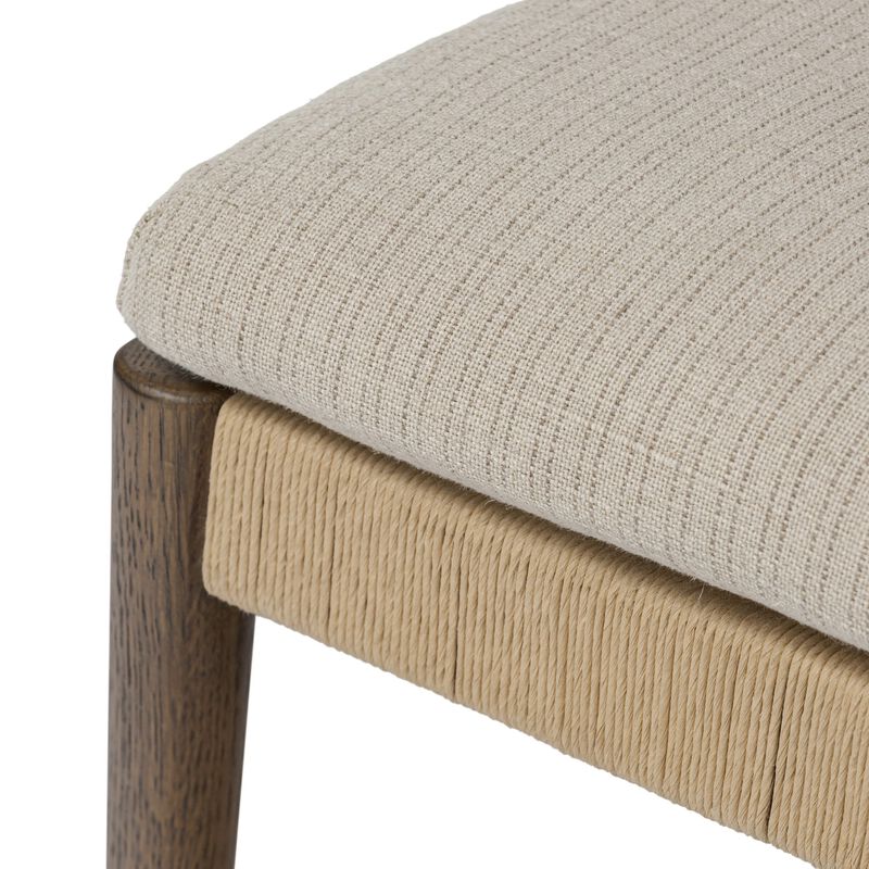 Amira Laine Natural Armless Dining Chair