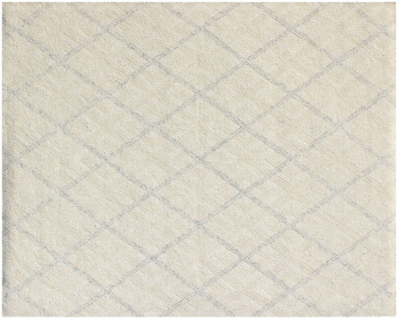 HomeRoots Wool Abstract Geometric Hand Tufted Non Skid Area Rug image number 3