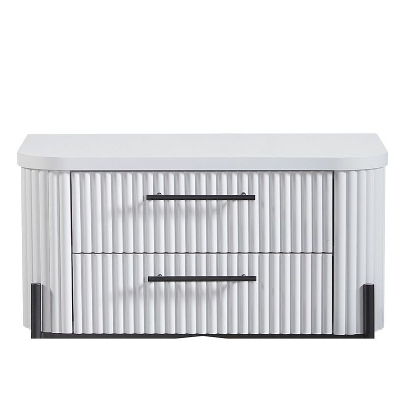 Bernards Fisher Park Nightstand - White image number 3