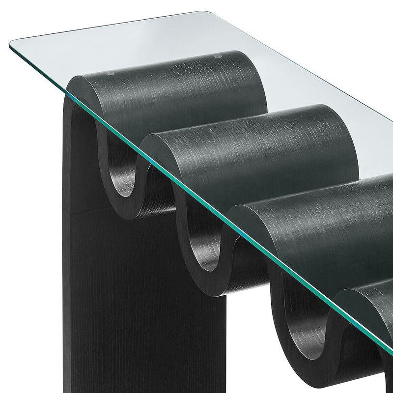 Ondine Glass Top 50" Console Table image number 6