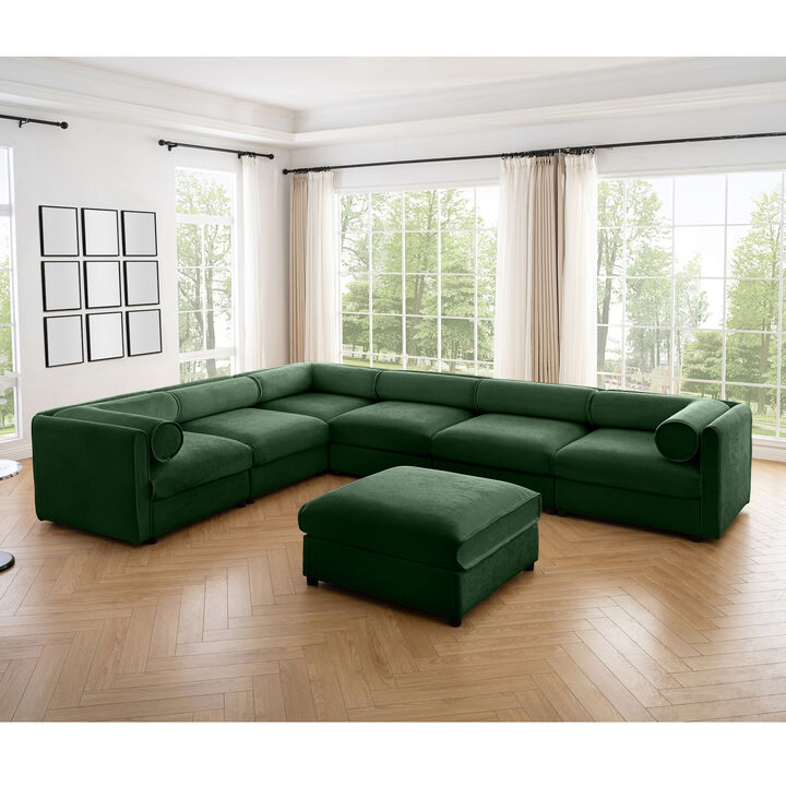 Merax Modern Modular Sectional Sofa with Storage