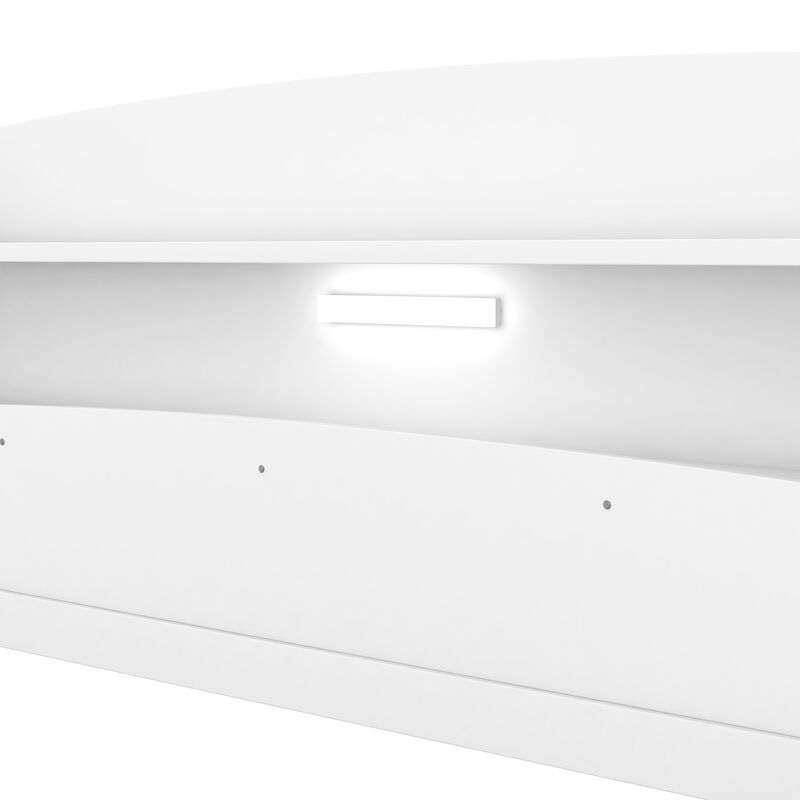 Merax Platform Bed with Built-in LED Light