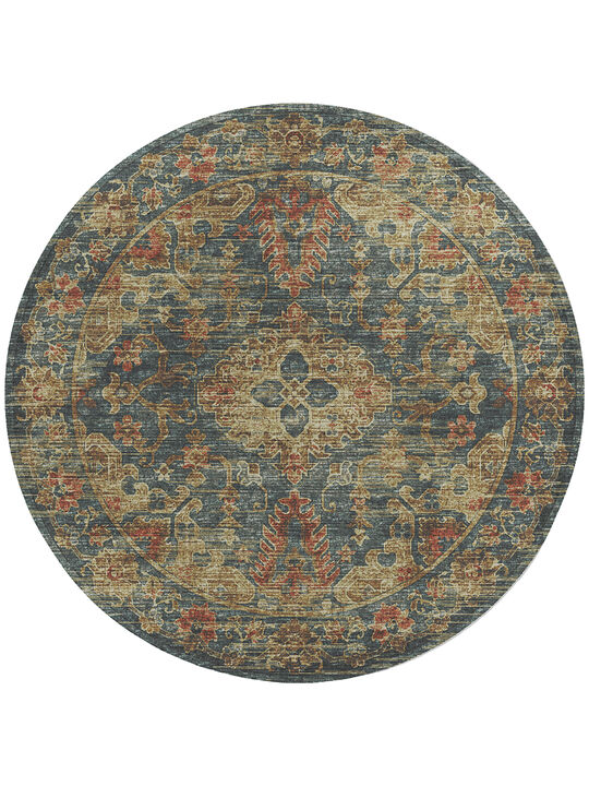 Tuscany TU13 Teal 6' Rug