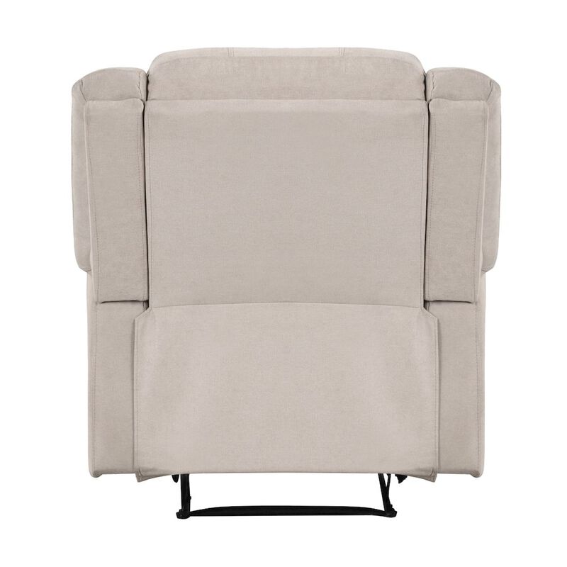 Lexicon Fairview Textured Manual Recliner in Oatmeal