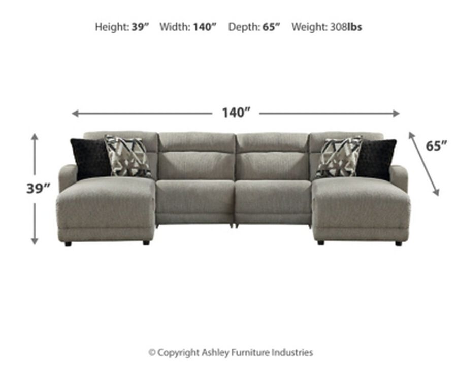 Colleyville 4PC PWR Recline Sectional