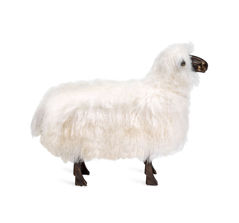 Phillippe Sheep Sculpture - Ivory