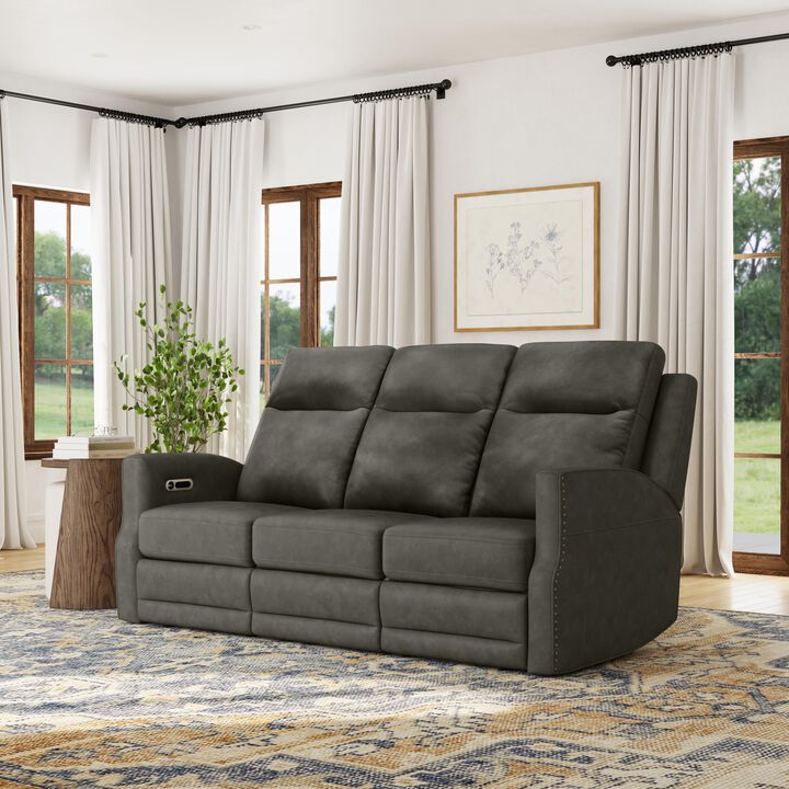Maxwell Cinder Power Reclining Sofa