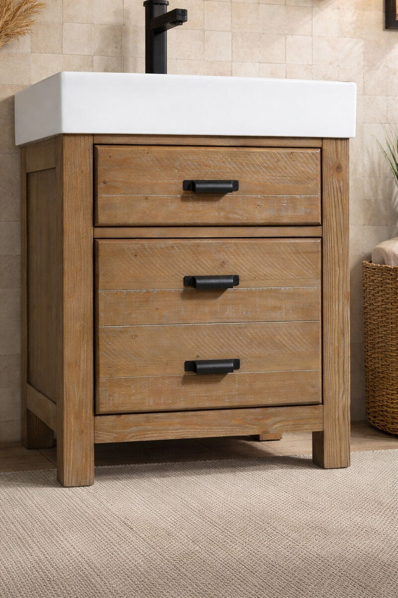 Ava 24" Bathroom Vanity Weathered image number 3