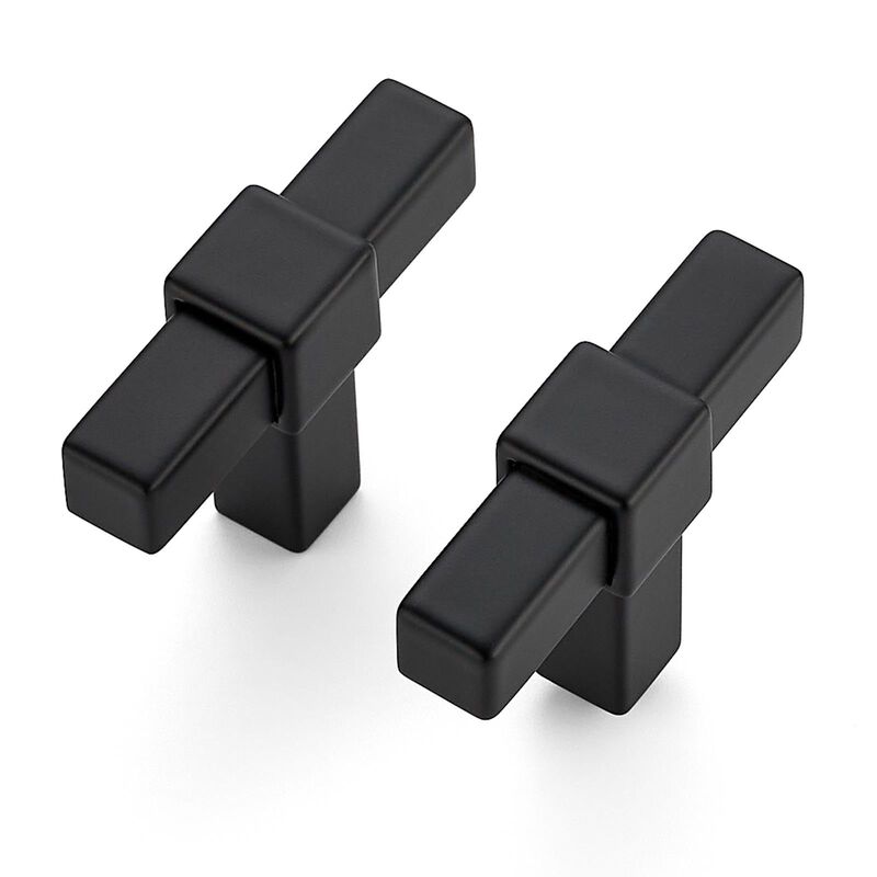 Ravinte Decor 3 Pack Black Cabinet Handles - 2"" Overall Length Cabinet Pulls Matte Black Drawer Pulls Cabinet Hardware Kitchen