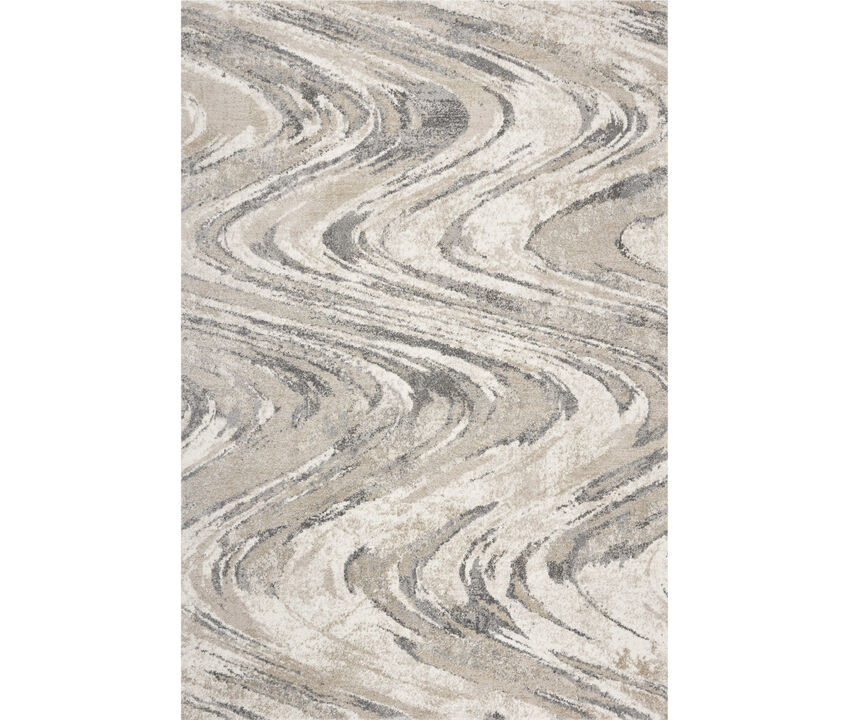 HomeRoots Abstract Area Rug