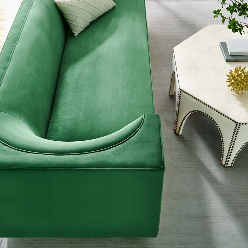 Eminence Upholstered Performance Velvet Sofa image number 8