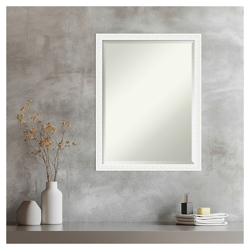 Bethany Beveled Wood Framed Wall Mirror