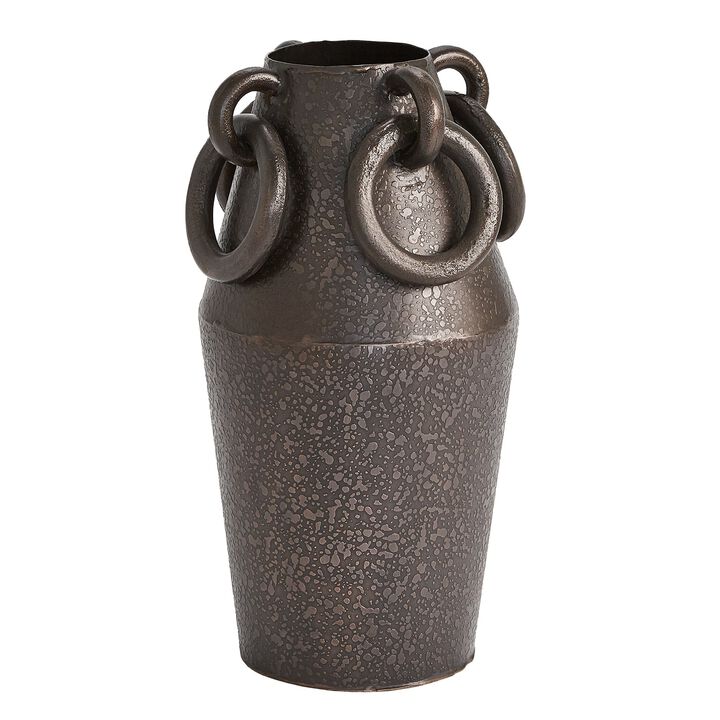 Ring Handled Vase-Round