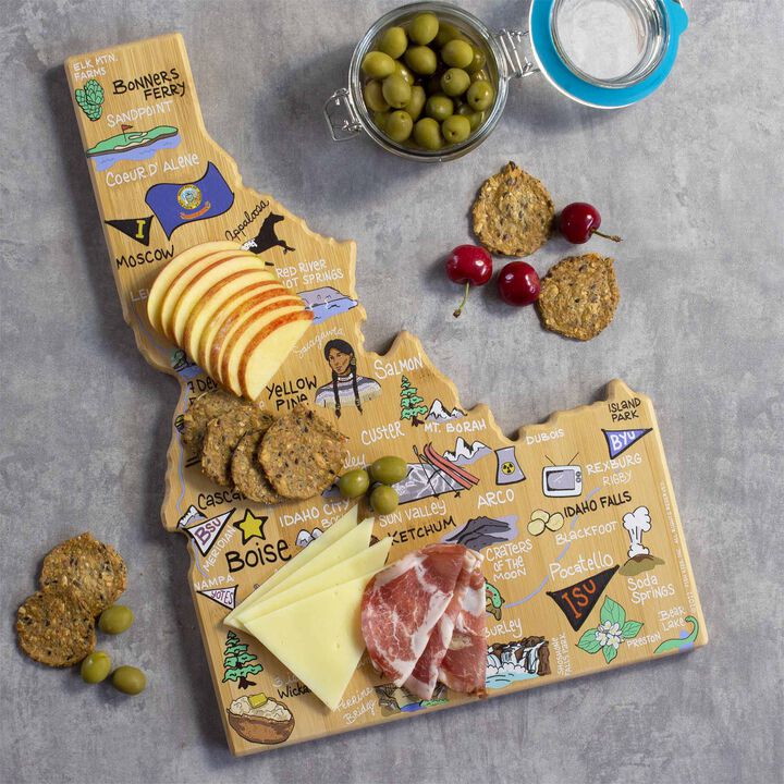 Idaho Cutting Board with Artwork by Fish Kiss&trade;