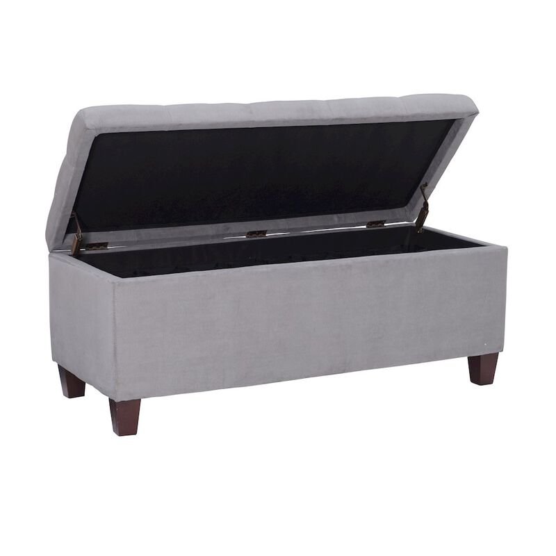 Linon Carmen Shoe Storage Ottoman image number 0