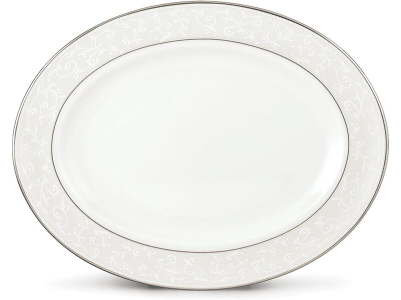 Lenox Opal Innocence 13" Oval Serving Platter