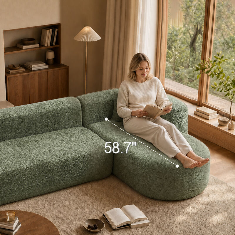Bagcop L-Shaped Sectional Couch image number 4