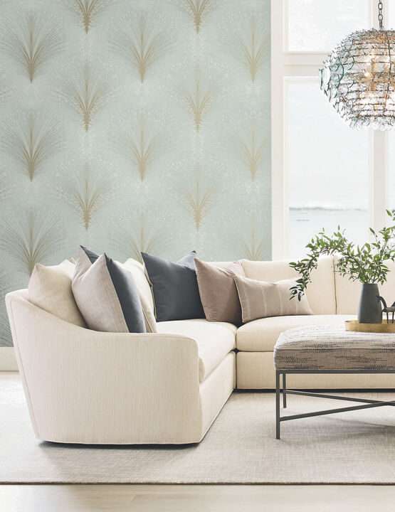Papyrus Plume Beige Wallpaper