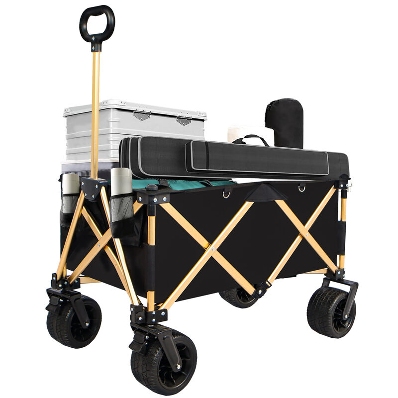 Streamdale Heavy-Duty Folding Wagon: Compact, Durable, All-Terrain