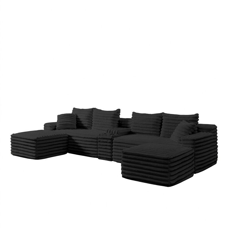 Snupdu 127" Cloud Couch Sectional image number 0
