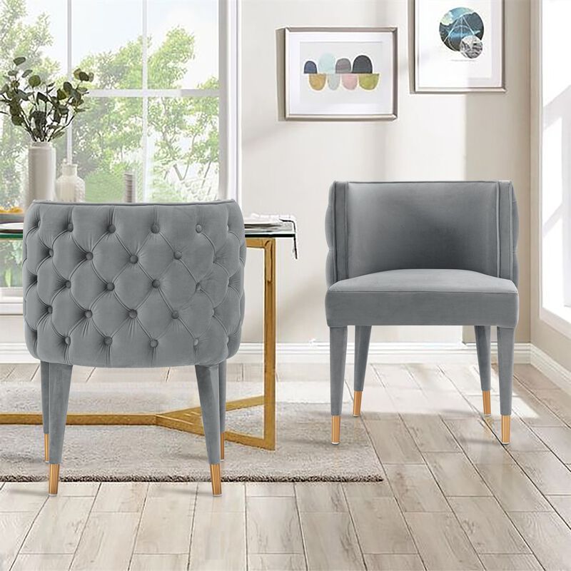 Maya Gray Dining Chairs (Set of 2)
