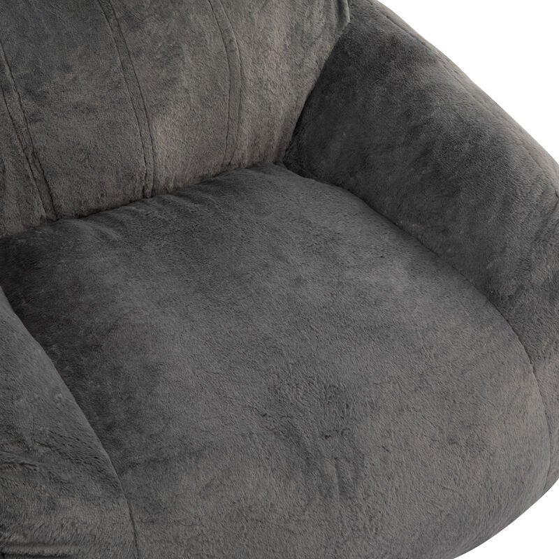 Christopher Knight Home Aleida Modern Versatile Faux Fur Bean Bag with Backrest image number 7