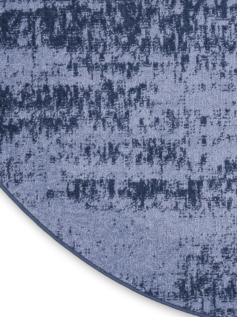 Nourison Essentials NRE03 Denim 8' x Round Rug