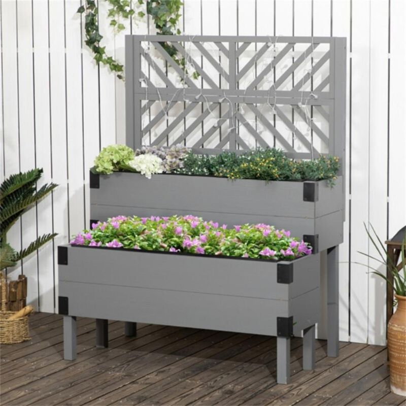 Flower Shelf for Indoor & Outdoor Plant Display Multi-Tier Plant Stand