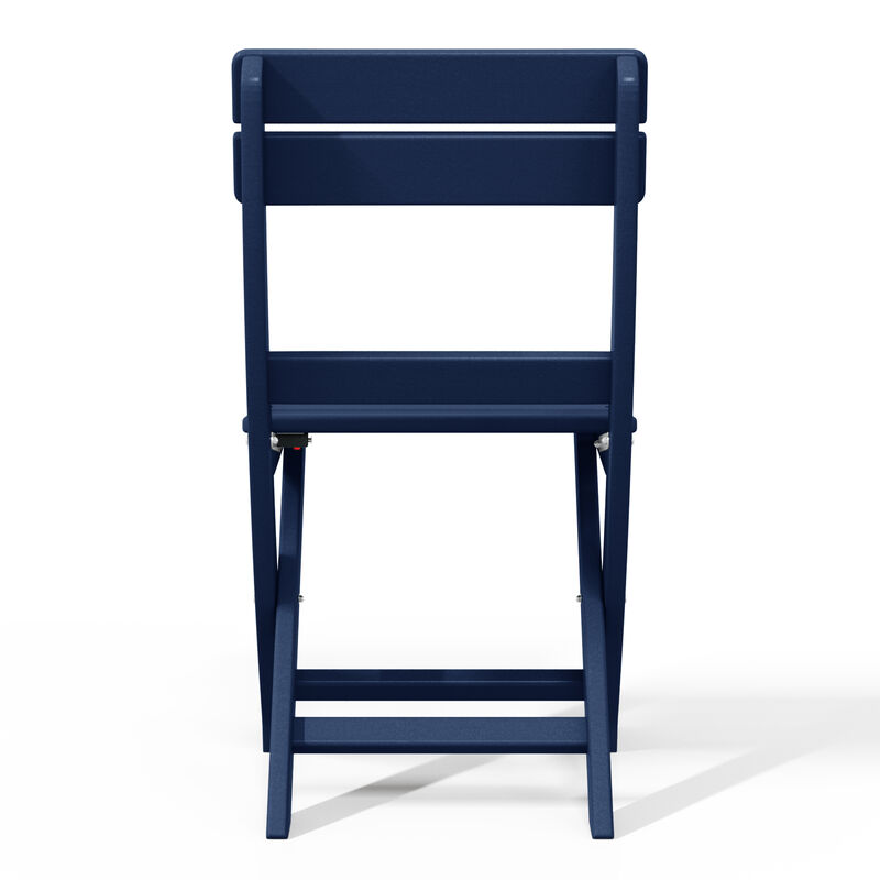 WestinTrends HDPE Outdoor Patio Modern Folding Dining Chair