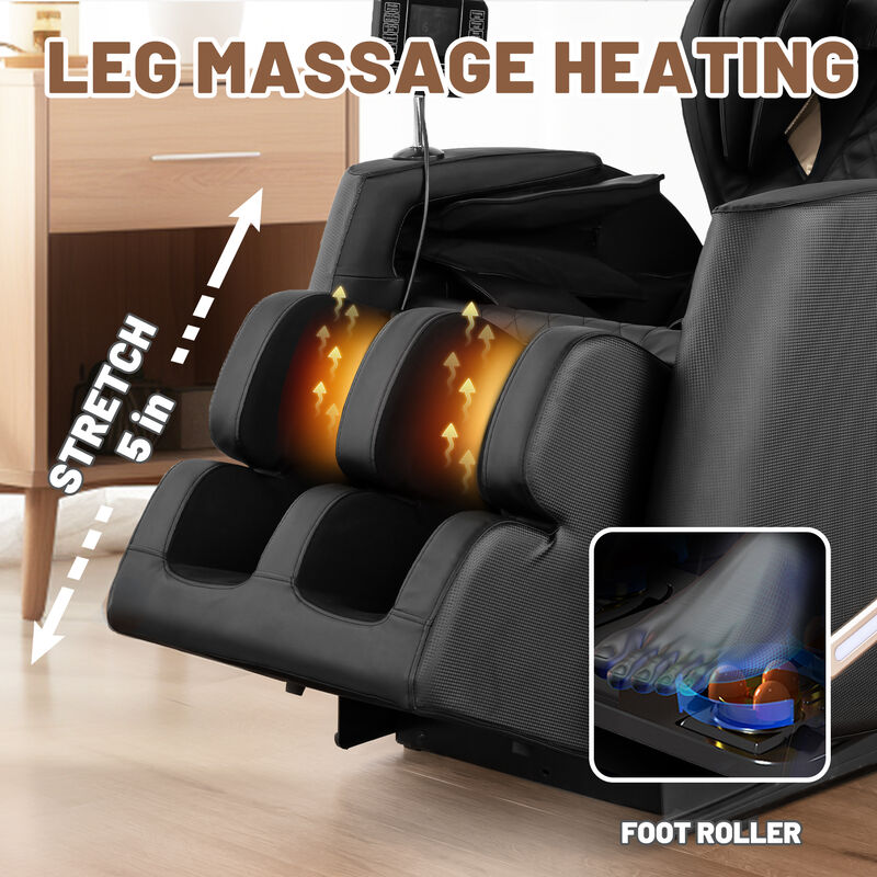Streamdale Massage Chair Recliner With Zero Gravity With Full Body Air Pressure