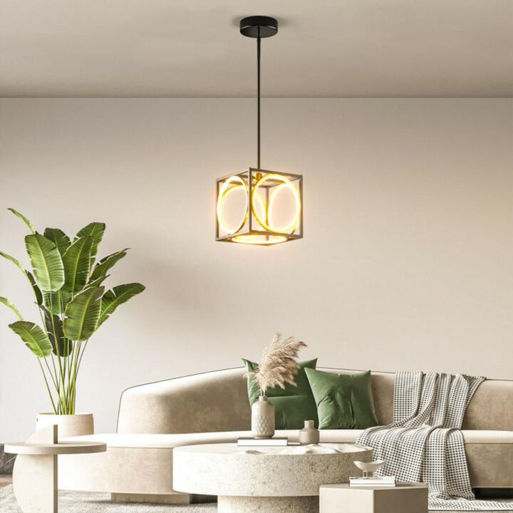 Hivvago Modern LED Pendant Light with 42 Inches Adjustable Suspender