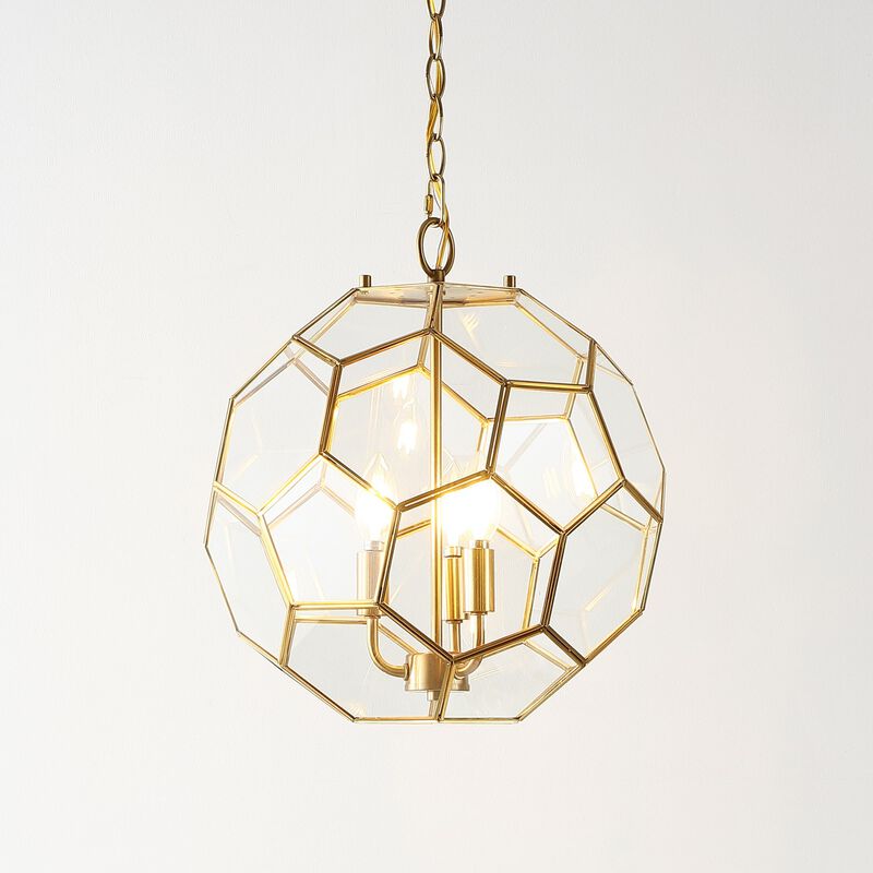 Bee Modern Bohemian Iron/Glass LED Pendant