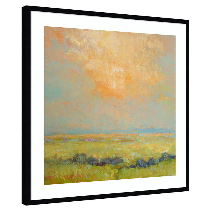 Chandelier by William McCarthy Wood Framed Wall Art Print