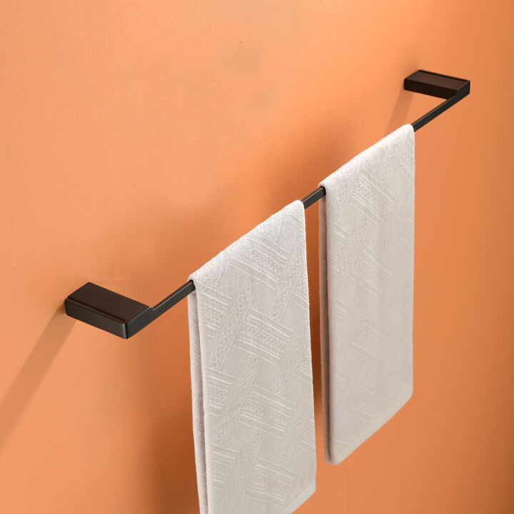 4 Piece Stainless Steel Bathroom Towel Rack Set Wall Mount