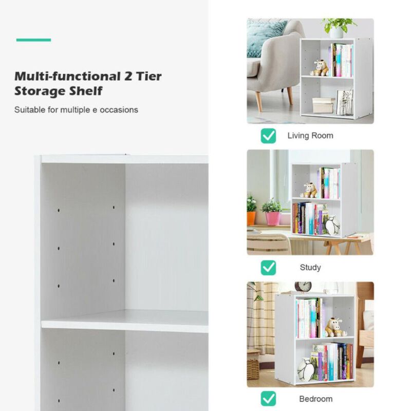 Hivvago 2-Layer Multifunctional Furniture Display Cabinet with Large Capacity Storage Space