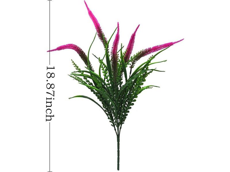 4 Piece Artificial Greenery Plants UV Resistant Outdoor Home Decor image number 2