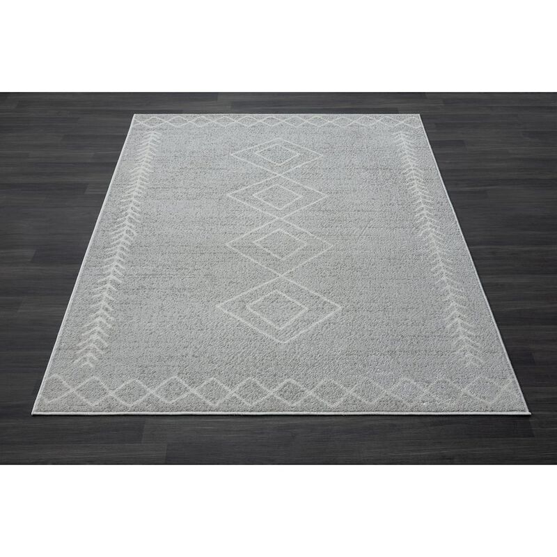 LR Home Calgary Durable Performance Area Rug Indoor