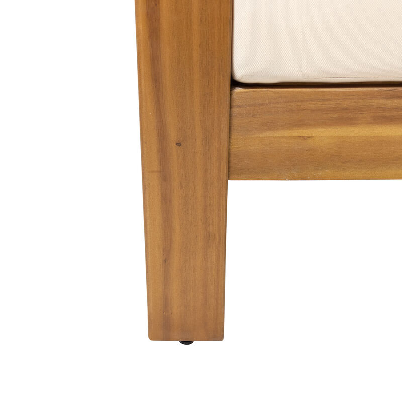 Merax Outdoor Acacia Wood Club Chairs