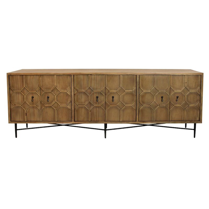 Alex Hamilton Samara 6-Door Sideboard - Natural
